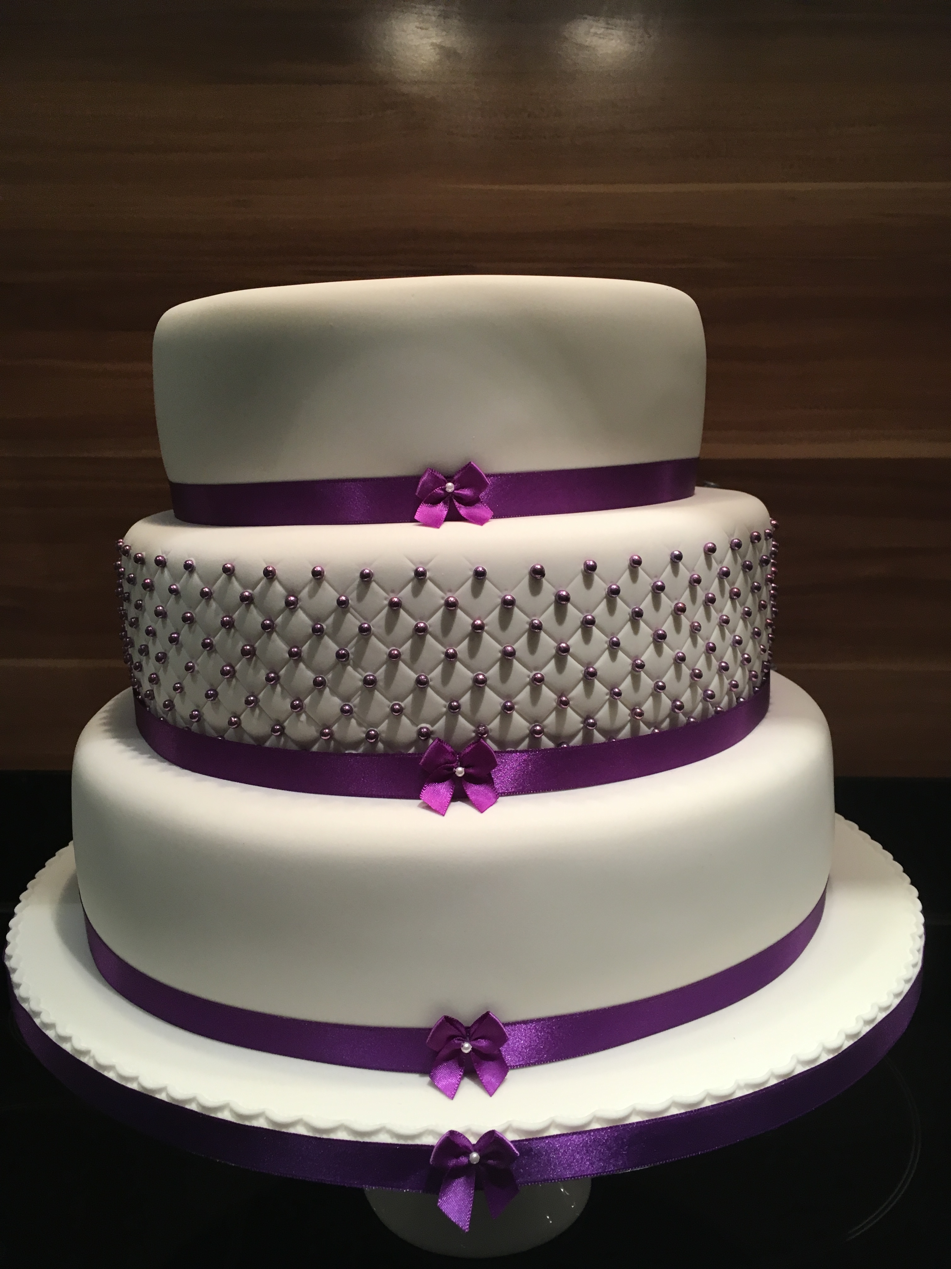 Two sided wedding cake side 1